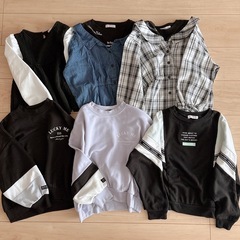 女の子秋冬服120cm 12点の画像
