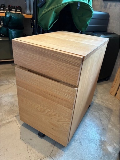 無印良品　　オフィスワゴン　デスクワゴン　キャスター　袖机