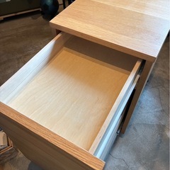 無印良品　　オフィスワゴン　デスクワゴン　キャスター　袖机の画像