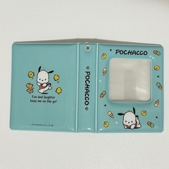 ポチャッコ カードケース サンリオ sanrio トレカケース トレカ カードホルダー コレクトブック 黄緑 水色の画像