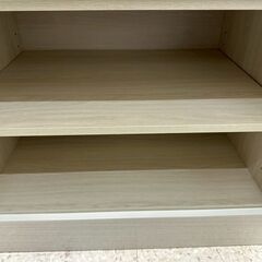 ★リユースのサカイ高崎店★TJ13061  レンジ台 クリーム H90×D45×W90.5 クリーニング済みの画像