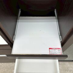 ★リユースのサカイ高崎店★TJ13062 (株)ニトリ レンジ台 ダークブラウン H115×D40×W119.5 クリーニング済みの画像