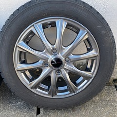 軽自動車スタッドレス　ホイールセット　4本　155/65R14 トーヨー　2018 の画像