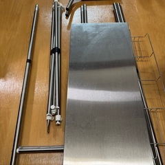 ニトリ 洗濯機ラック スチール  美品  の画像