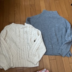 レトロガール　w closet 　セーター　ニットの画像