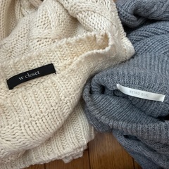 レトロガール　w closet 　セーター　ニットの画像