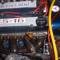 Mベンツ190E-25-16Vエンジンヘツトガスケツト交換実施中の画像