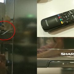 ◎ SHARP シャープ 液晶カラーテレビ LC-32V5 動作OK 2011年製 初期化済み 外観1部傷あり の画像