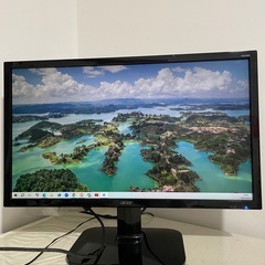 24インチAcer KA240H パソコンモニターのみ　お届け可　人気のエイサー製の画像