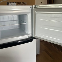 美品✨2019年製 ハイセンス製の2ドア冷凍冷蔵庫「HR-B1201」の画像