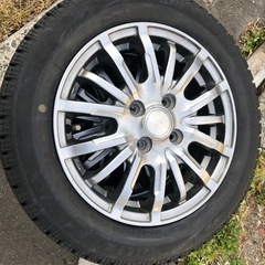 取引中　スタッドレスホイールセット155／65R14VRX の画像