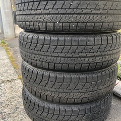 取引中　スタッドレスホイールセット155／65R14VRX の画像