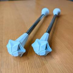 ミニバトン2本セット 練習用 バトントワリングの画像