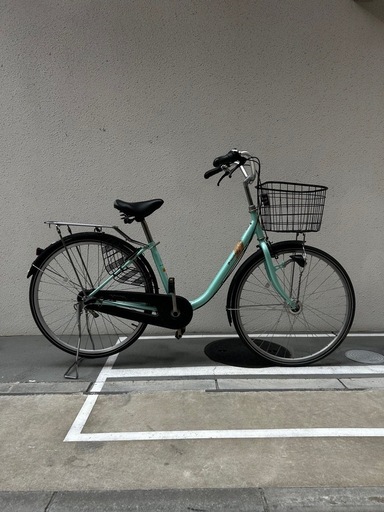 自転車　26インチ内装3段　車体サビあり