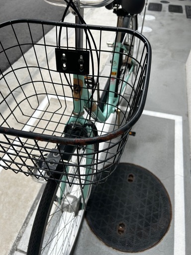 自転車　26インチ内装3段　車体サビあり