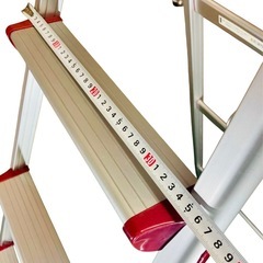 ★未使用品★コーナン商事 ハンドル付き アルミ踏台4段 RN 脚立 120㎝の画像