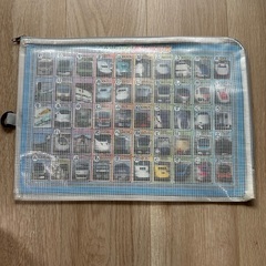 キッズ幼児用　でんしゃであいうえおパズル　袋つきの画像