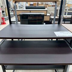 ★リユースのサカイ高崎店★TJ13064 (株)ニトリ PCラック ダークブラウン H134×D50×W67 クリーニング済みの画像