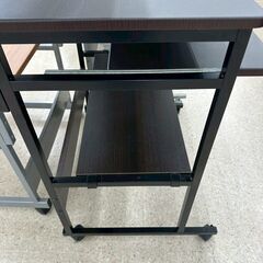 ★リユースのサカイ高崎店★TJ13064 (株)ニトリ PCラック ダークブラウン H134×D50×W67 クリーニング済みの画像