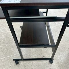 ★リユースのサカイ高崎店★TJ13064 (株)ニトリ PCラック ダークブラウン H134×D50×W67 クリーニング済みの画像