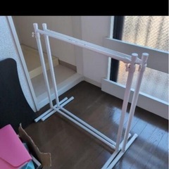 伸縮押入れハンガー　２つ　最終値下げの画像