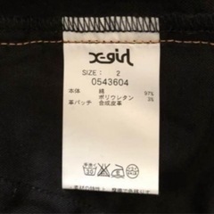 【未使用】X-girl パンツの画像