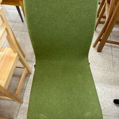 ★リユースのサカイ高崎店★TJ13065  2人掛けダイニングセット 緑/茶 H74.8×D76.5×W76.5 クリーニング済みの画像