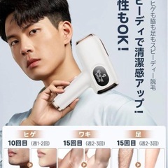 男女兼用家庭用脱毛器　新品の画像