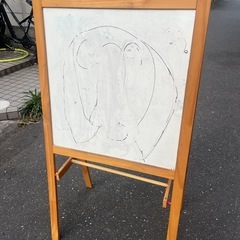 【差し上げます】　IKEA 黒板 ホワイトボードの画像