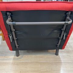ジモティー割引🏷️【ジャングルジャングル 岸和田和泉インター店】ソファベッド レッド 和泉市 堺市 岸和田市 泉大津市 高石市 泉北郡熊取町の画像