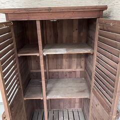 木製　物置　屋外設置の画像