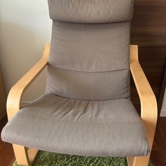 IKEA　ポエング　1人用　ブラウンの画像