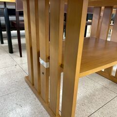 ★リユースのサカイ高崎店★TJ13067 (株)ニトリ テーブル ライトブラウン H70×D105×W105 クリーニング済みの画像