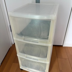 カラーボックス　3段の画像