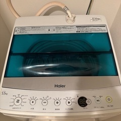 Haier洗濯機　5.5kgの画像