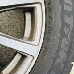 スタッドレスタイヤ　ホイールセット　195/65R15の画像
