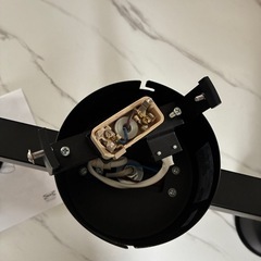 IKEA イケア ラーナルプ 3連シーリングライト ブラックの画像