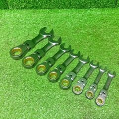 TRUSCO TGRW-800FS 首振ラチェットコンビネーションレンチセット(ショートタイプ)8本組【船橋馬込店】【店頭取引限定】【未使用】ITQYFD0LGOVQの画像