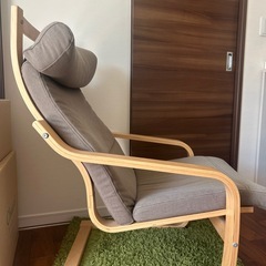 IKEA　ポエング　1人用　ブラウンの画像
