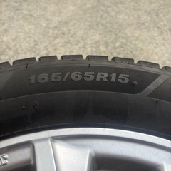ブリザック VRX3 165/65R15 スタッドレス ホイール付き（中古）ソリオバンディット　お値引きご相談くださいの画像