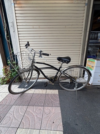 NEOCLASSICO 27インチ ママチャリ 黒色 6段変速【中古品】