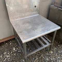 厨房　ステンレス　作業台　中古の画像
