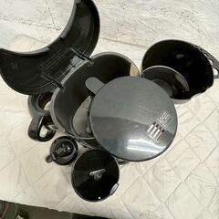 【Melitta】 メリタ アロマサーモ JCM-1031 コーヒーメーカー動作確認済み ブラック 10カップ 1.4L キッチン A0634の画像