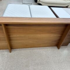 ★リユースのサカイ高崎店★TJ13071  ダブルベッド 茶 H75.5×D201×W164 クリーニング済みの画像