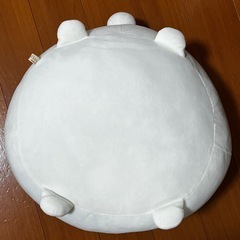 すみっコぐらし　Lサイズ　スーパーもちもち　クッション　しろくま　ぬいぐるみの画像