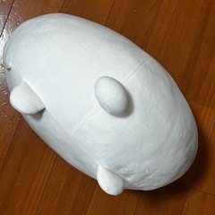 すみっコぐらし　Lサイズ　スーパーもちもち　クッション　しろくま　ぬいぐるみの画像