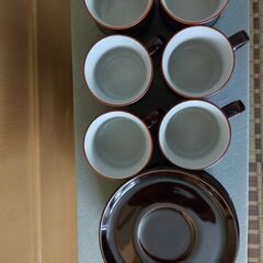 小さいコーヒーカップ6個セットの画像