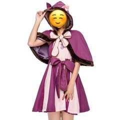 チェシャ猫　コスプレ　ハロウィン　衣装　アリス　Lサイズの画像