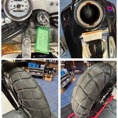 TW200 エンジンセル1発　錆あり　ですが調子良いです！の画像