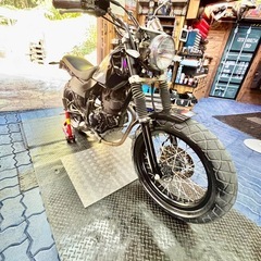 TW200 エンジンセル1発　錆あり　ですが調子良いです！の画像